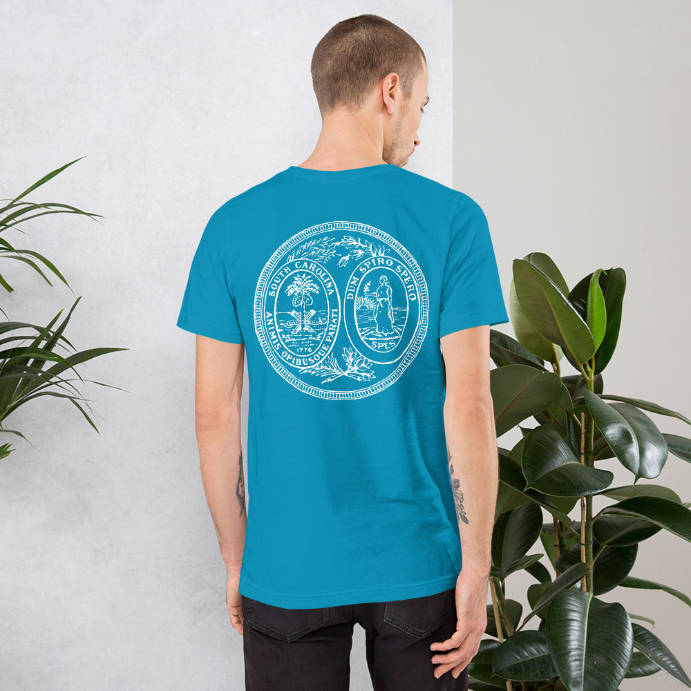 SC front 7 back Unisex t-shirt