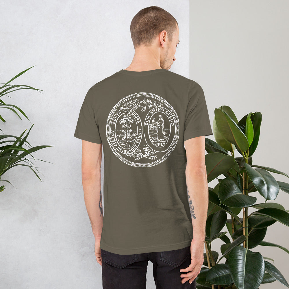 SC front 7 back Unisex t-shirt