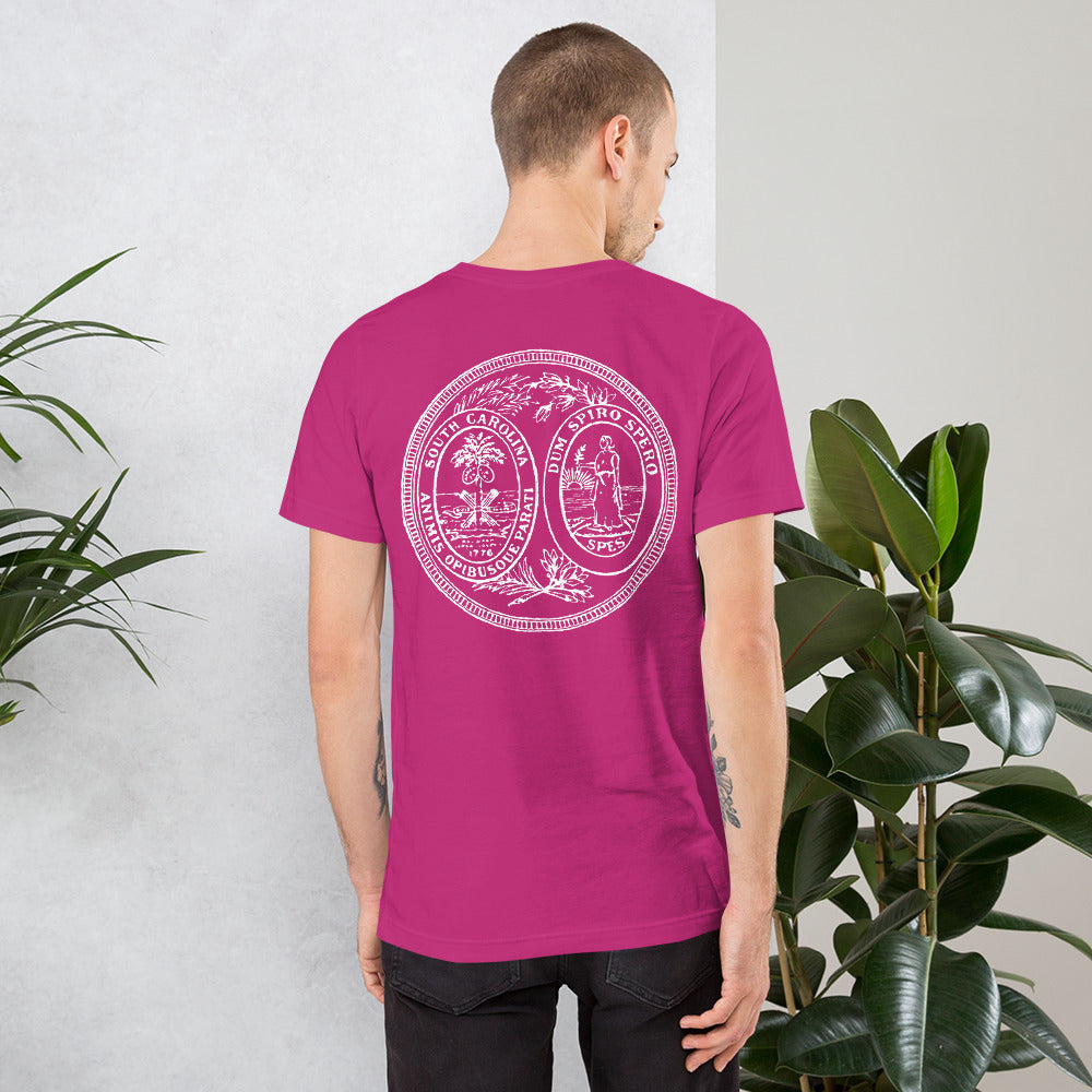 SC front 7 back Unisex t-shirt
