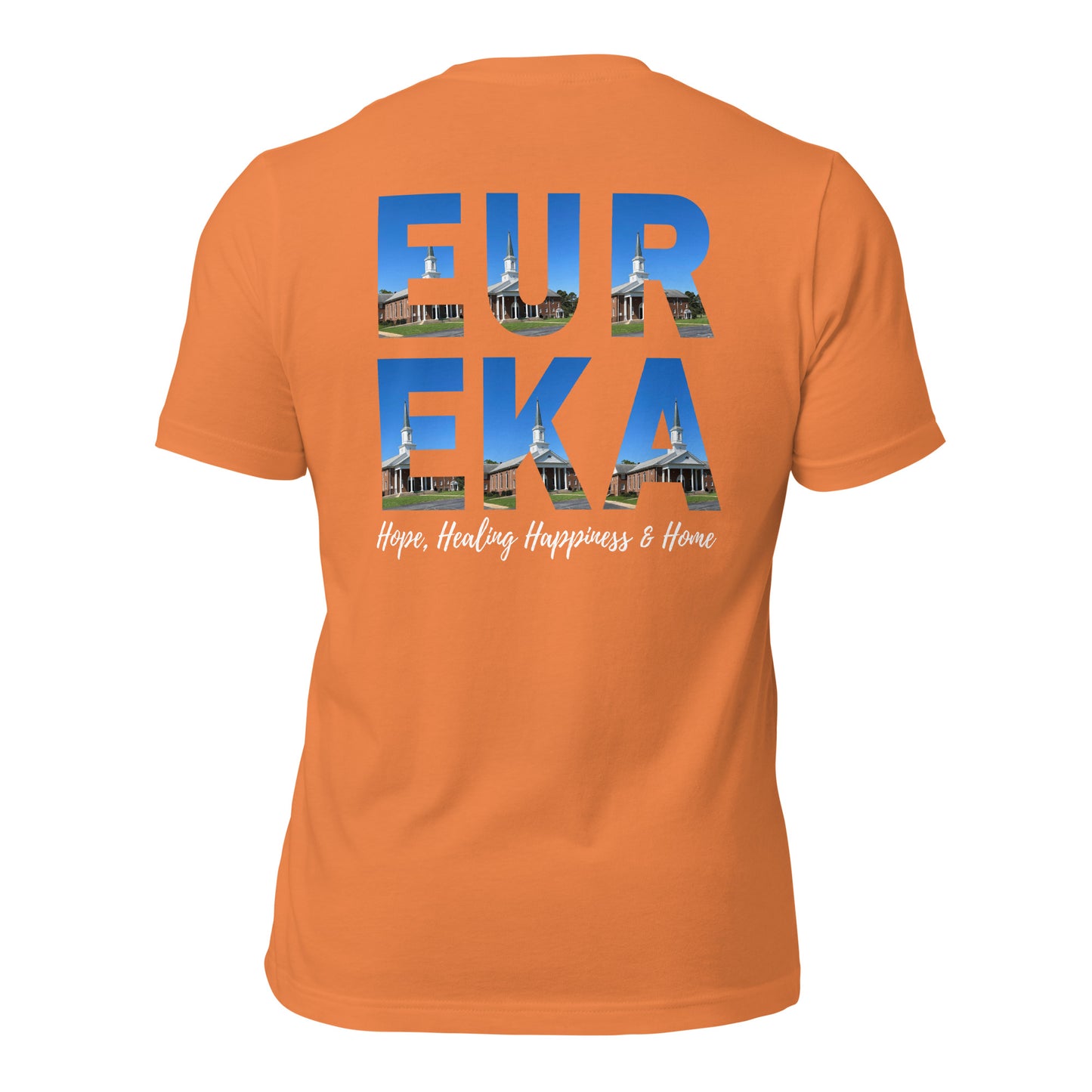 Eureka Logo Front/EUREKA Back Unisex t-shirt