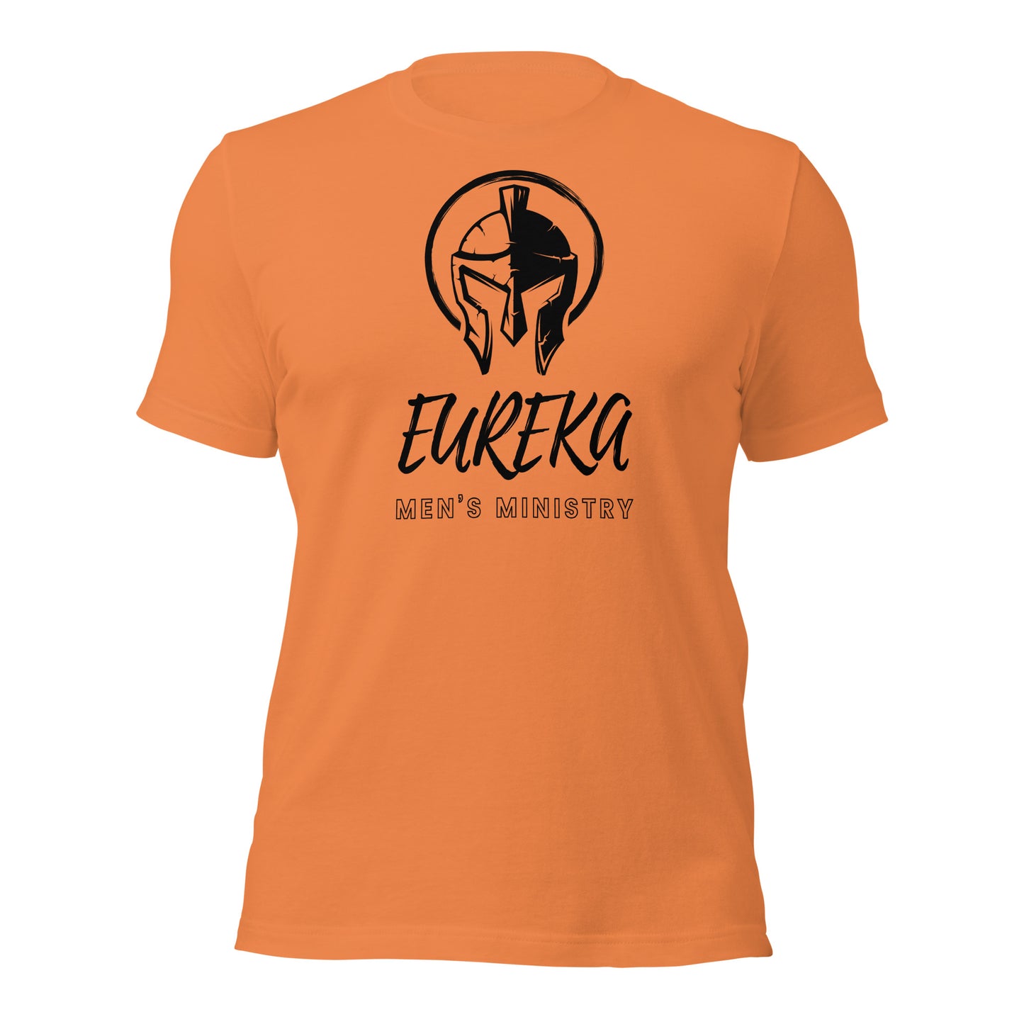 Eureka Men’s Ministry Orange Shirt Black Print Unisex t-shirt