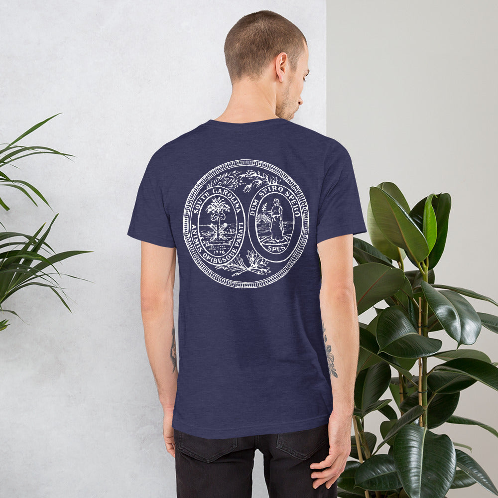 SC front 7 back Unisex t-shirt