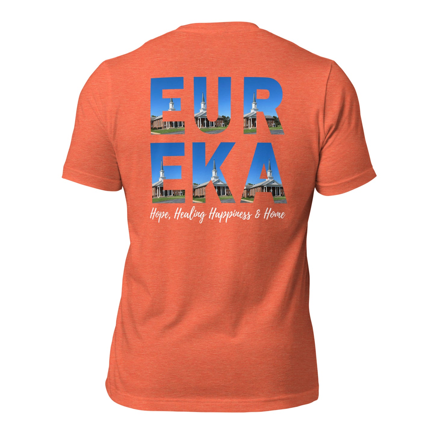 Eureka Logo Front/EUREKA Back Unisex t-shirt