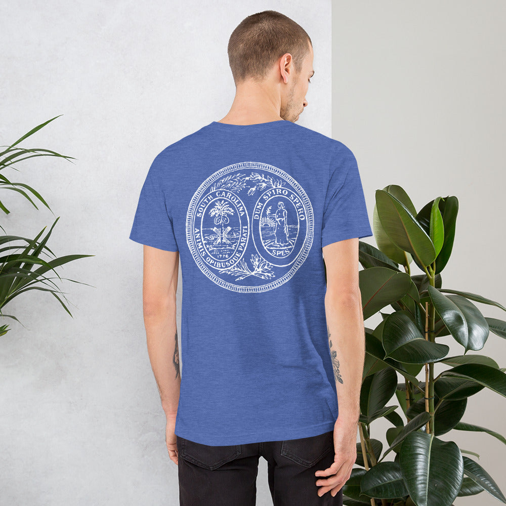 SC front 7 back Unisex t-shirt