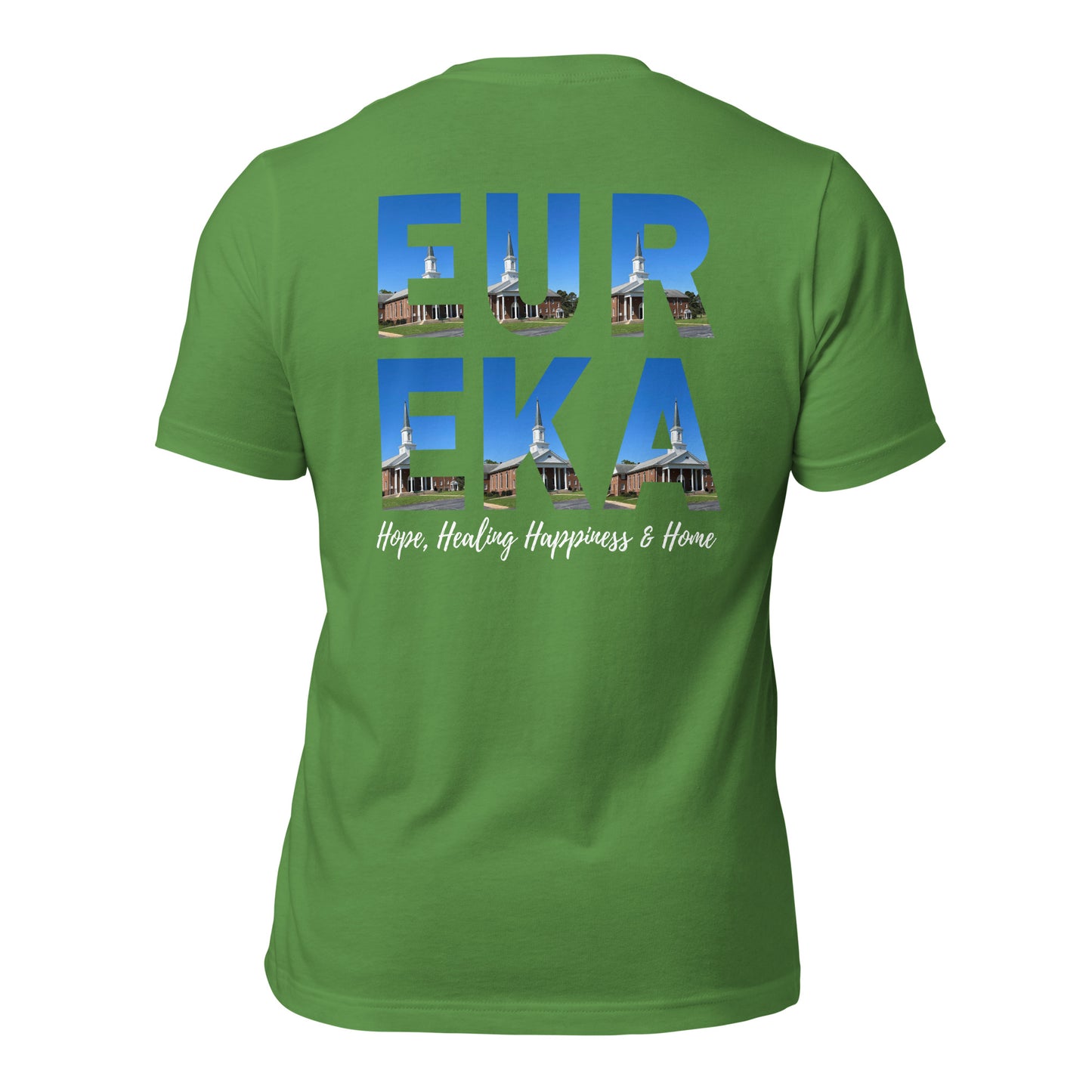 Eureka Logo Front/EUREKA Back Unisex t-shirt