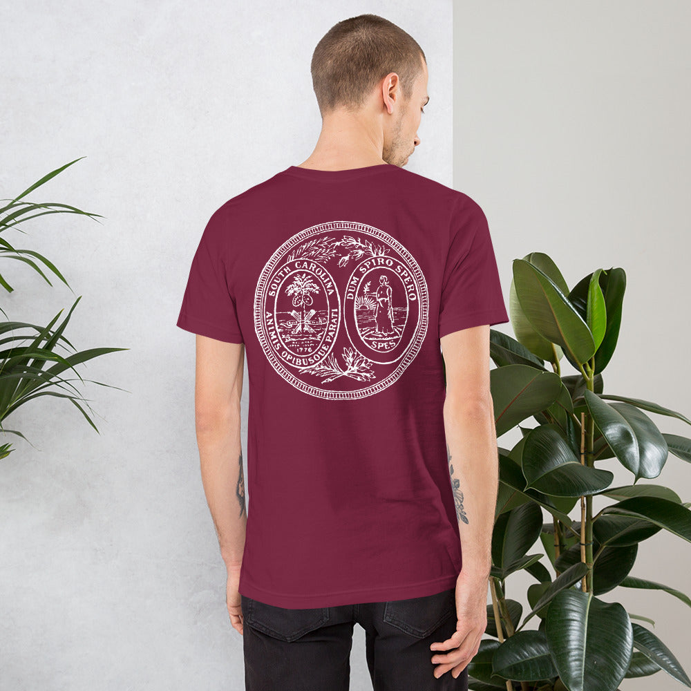 SC front 7 back Unisex t-shirt