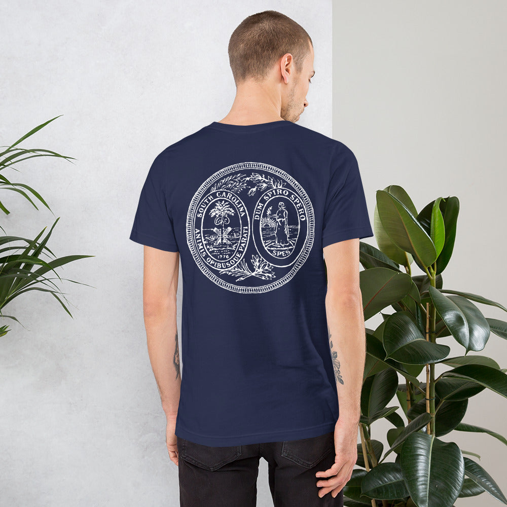 SC front 7 back Unisex t-shirt