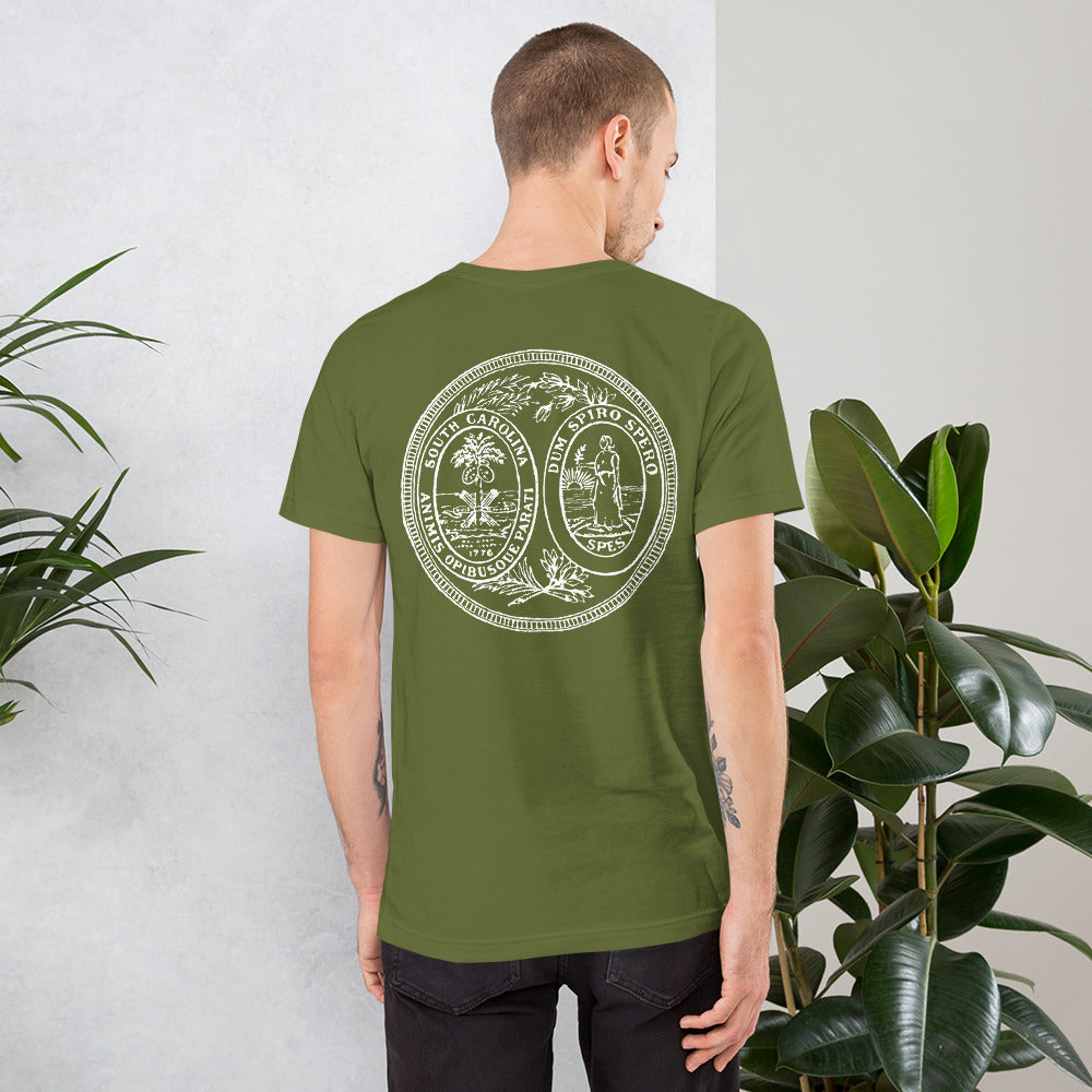 SC front 7 back Unisex t-shirt