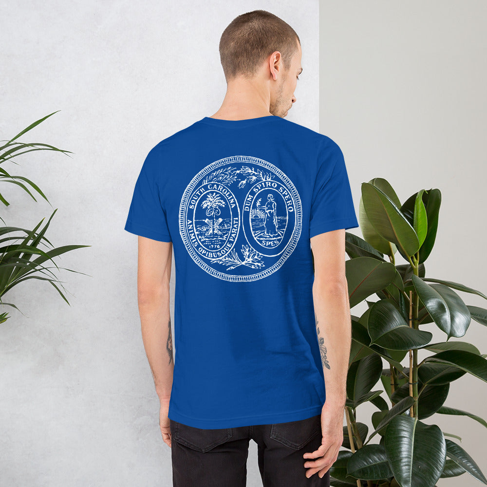 SC front 7 back Unisex t-shirt