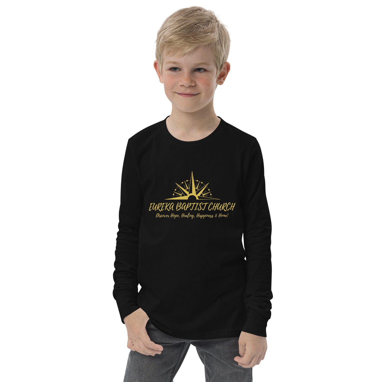 Eureka Logo Youth long sleeve tee