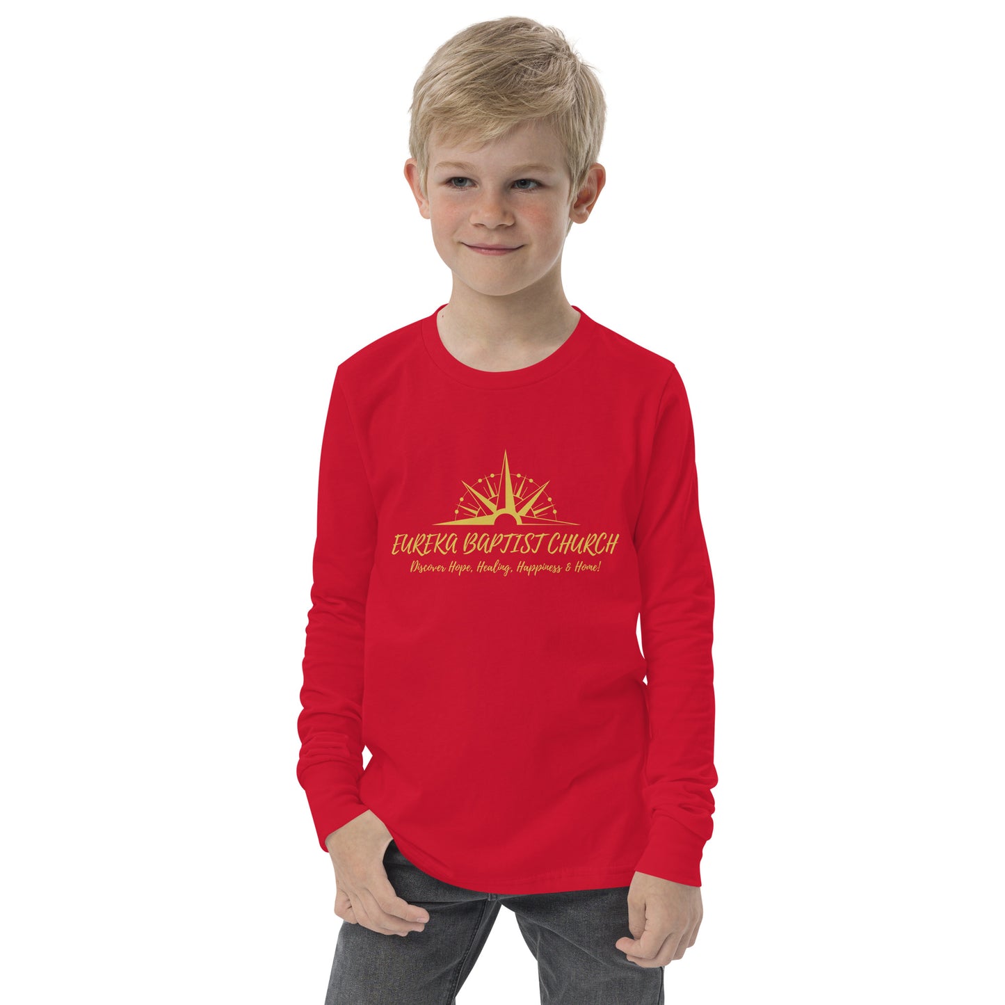 Eureka Logo Youth long sleeve tee