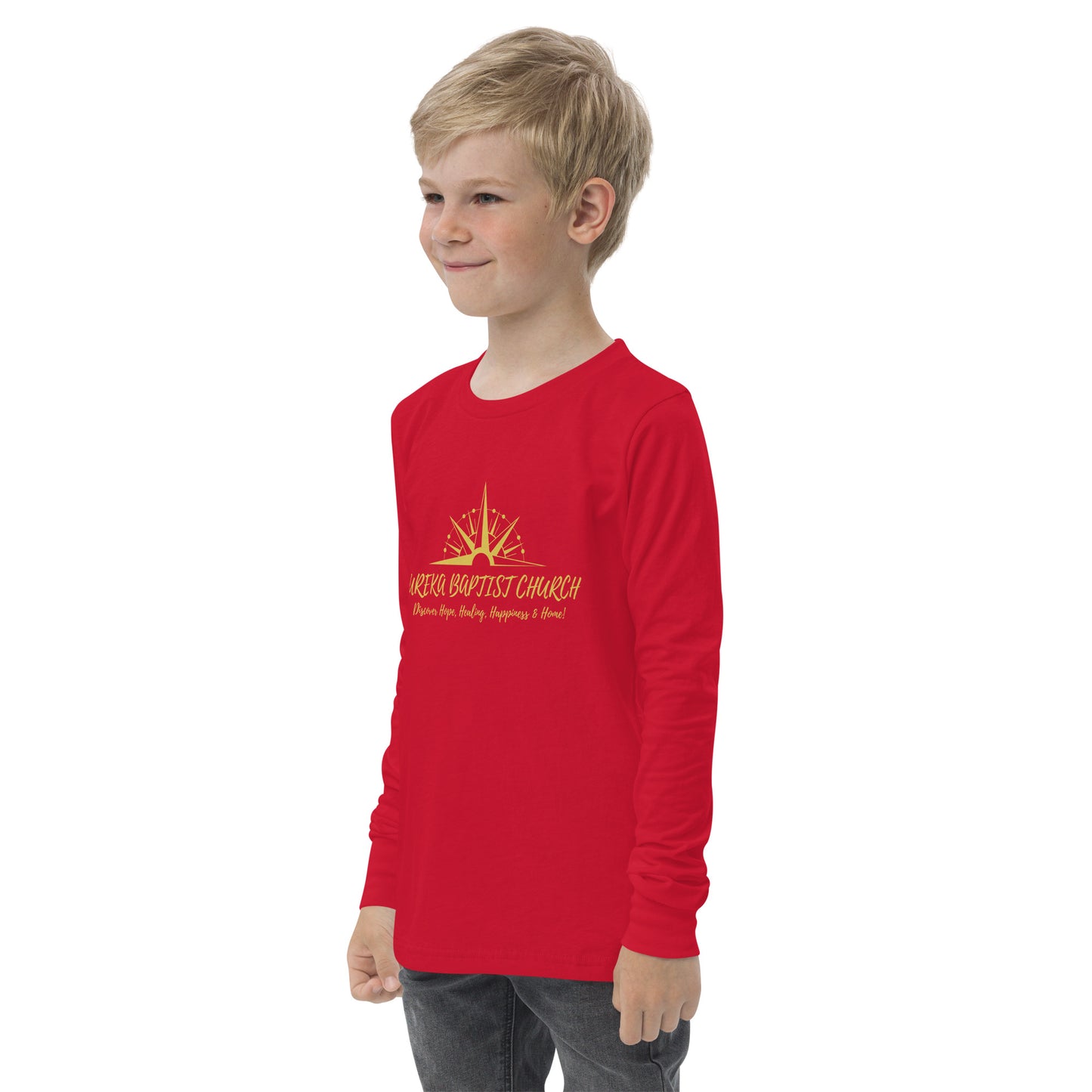 Eureka Logo Youth long sleeve tee