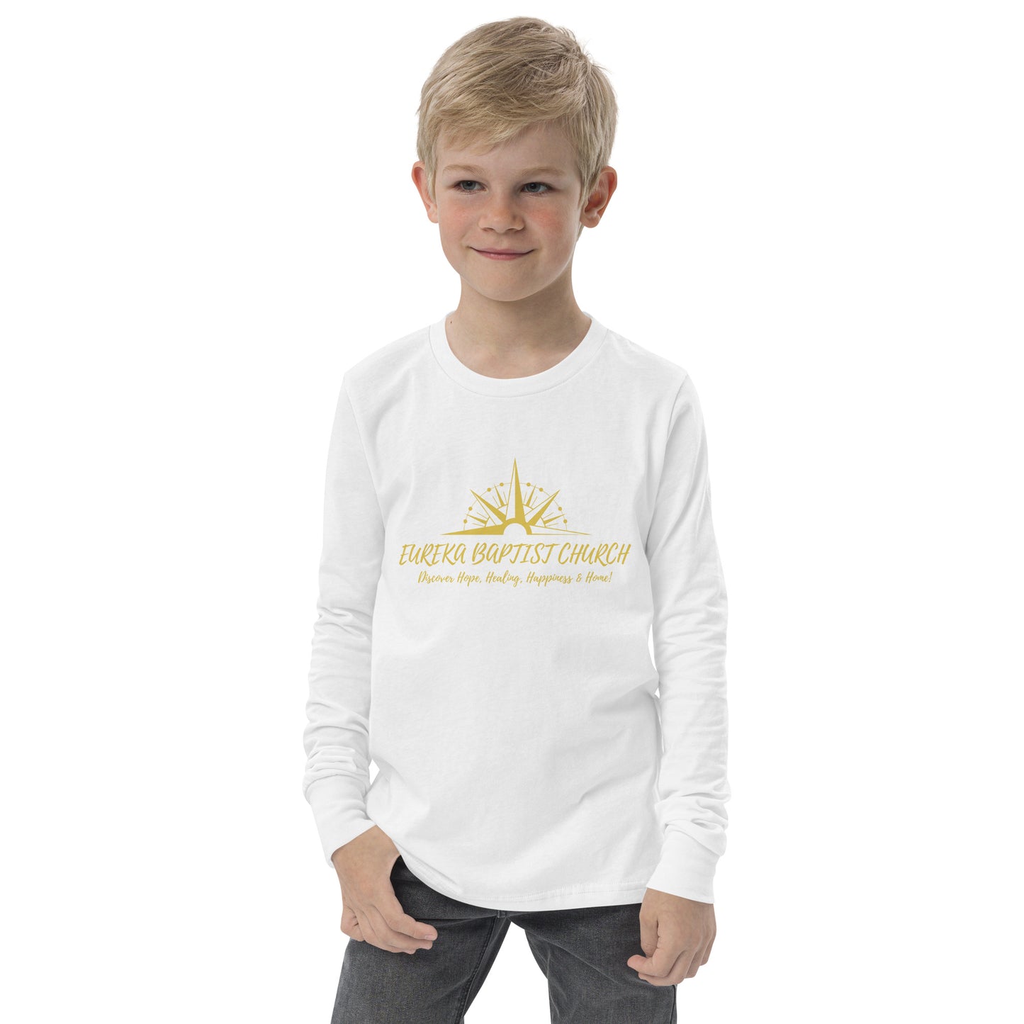 Eureka Logo Youth long sleeve tee