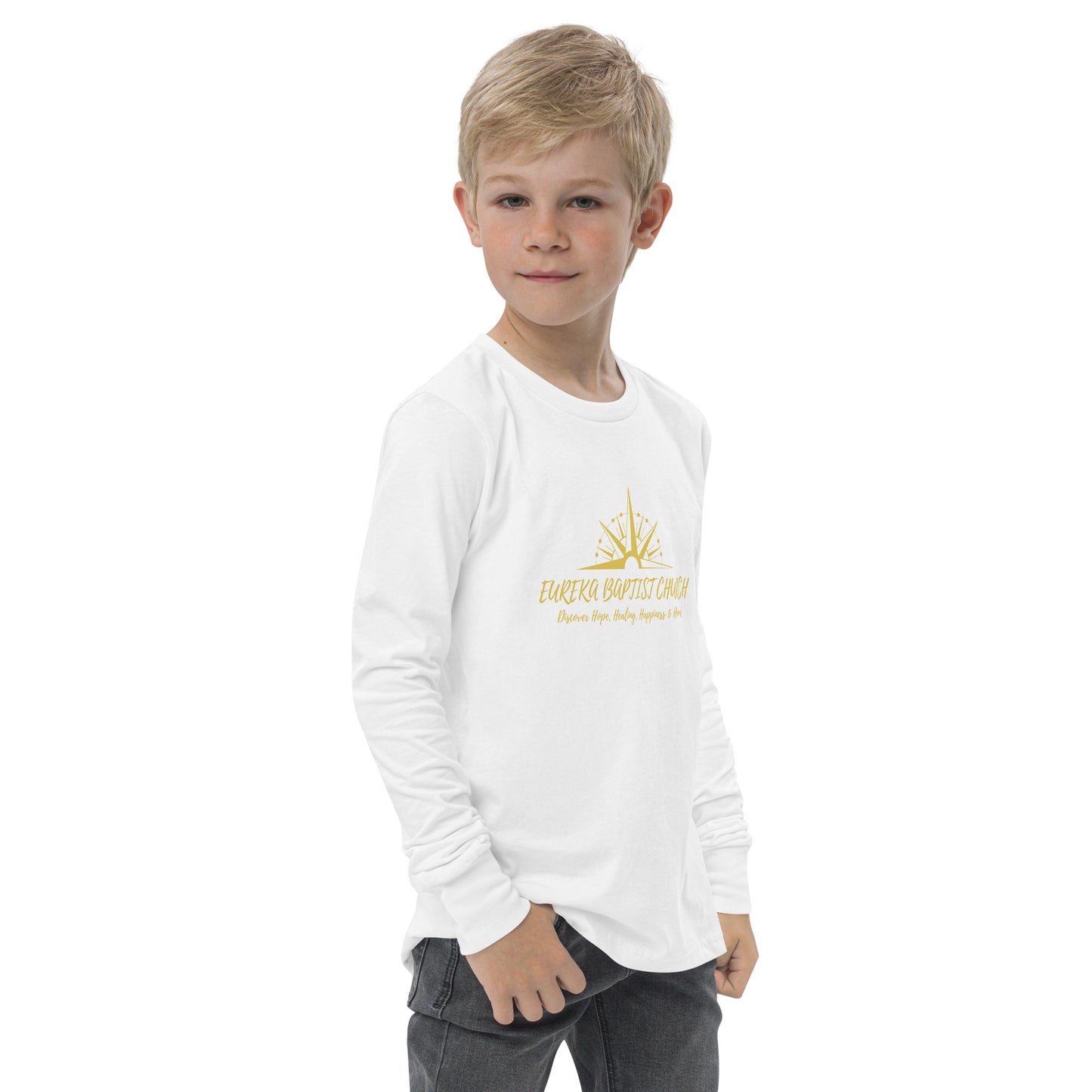 Eureka Logo Youth long sleeve tee